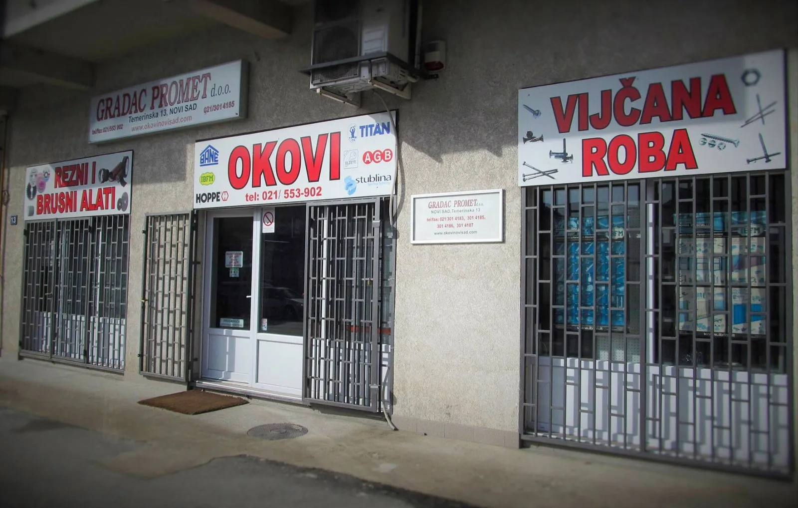 Prodavnica Okovi Novi Sad na Temerinskoj 13