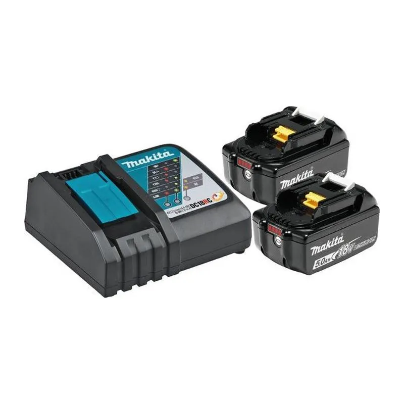 Makita set 8 baterija BL1850Bx2 + punjač brzi DC18RC