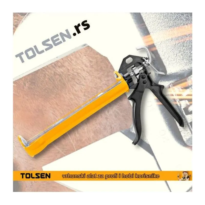 Pištolj za silikon 225mm čelični Industrial