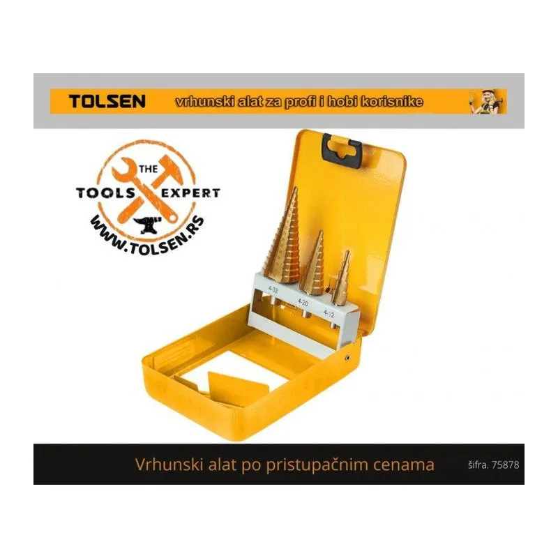 Set tepenastih burgija TITANIUM